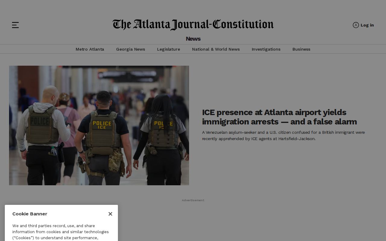 Atlanta Journal-Constitution Clayton County news page